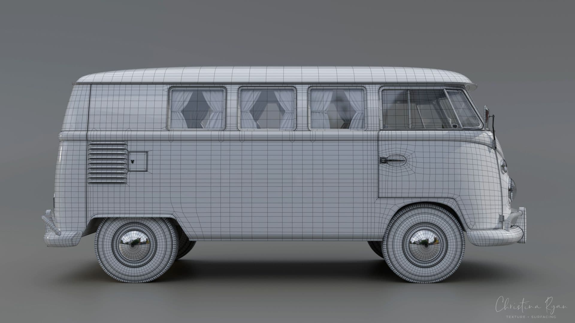 Auto Interactie Willen Free 3D Model: Kombi Van