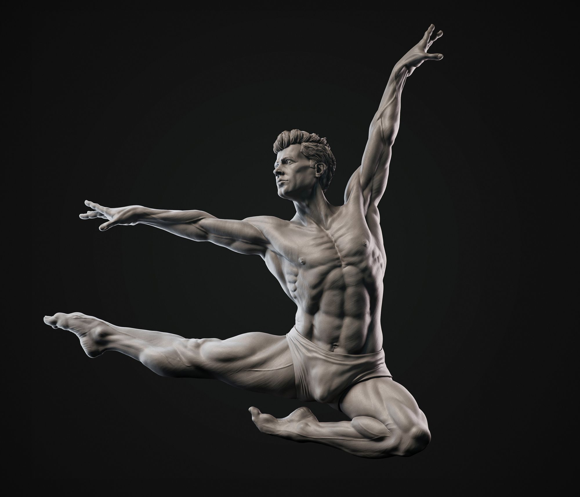 20 Male full body poses 3D model | CGTrader