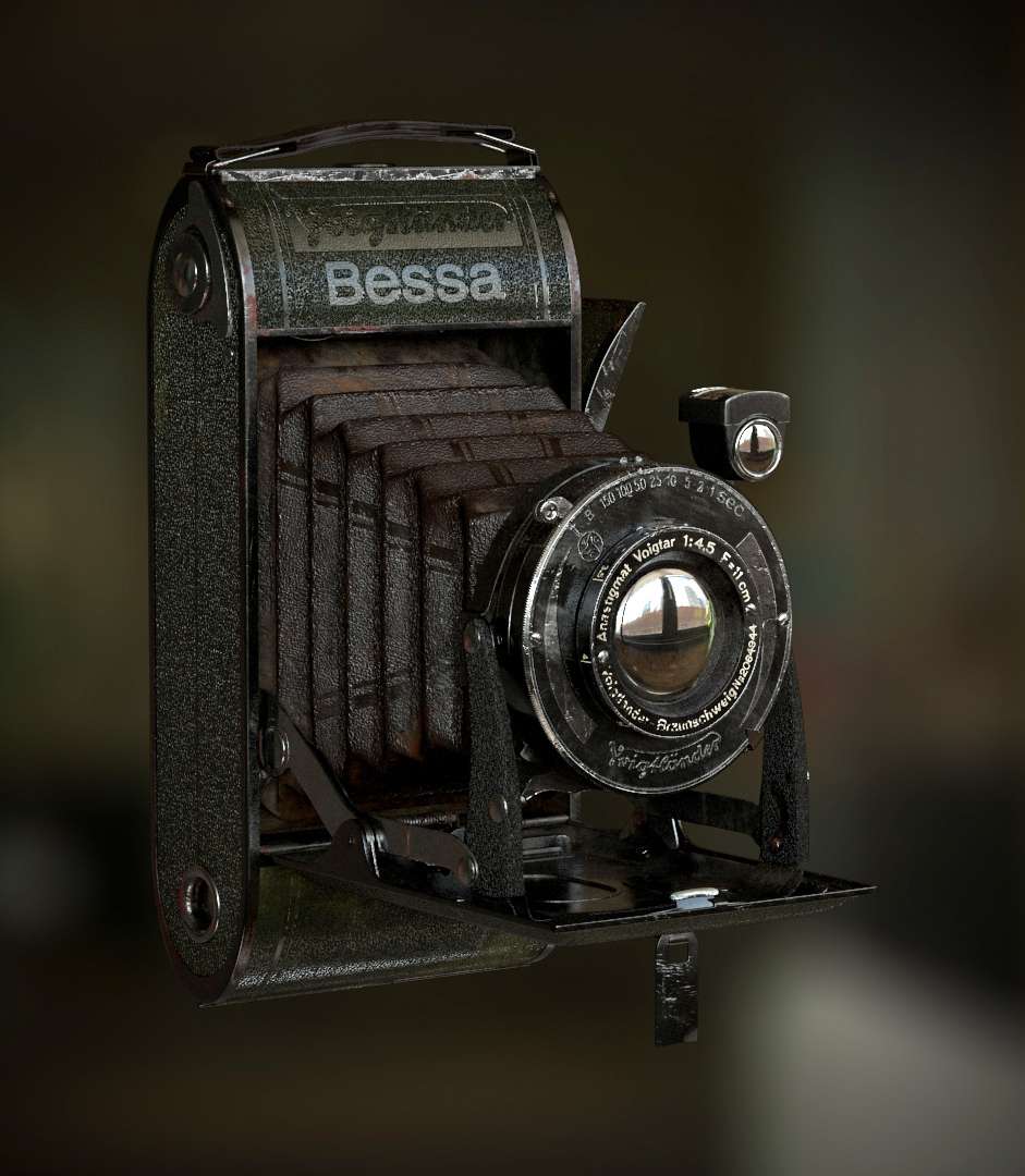 3d Modelling and Rendering a Photorealistic Vintage Camera
