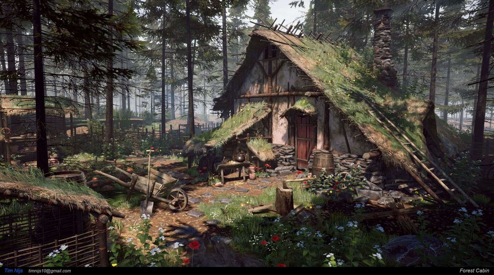 How to Create a Forest Cabin Scene in UE4