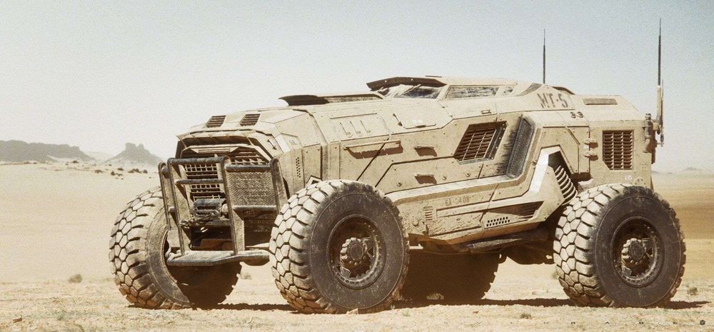 How to Model and Render a fierce MT-5 all-terrain vehicle