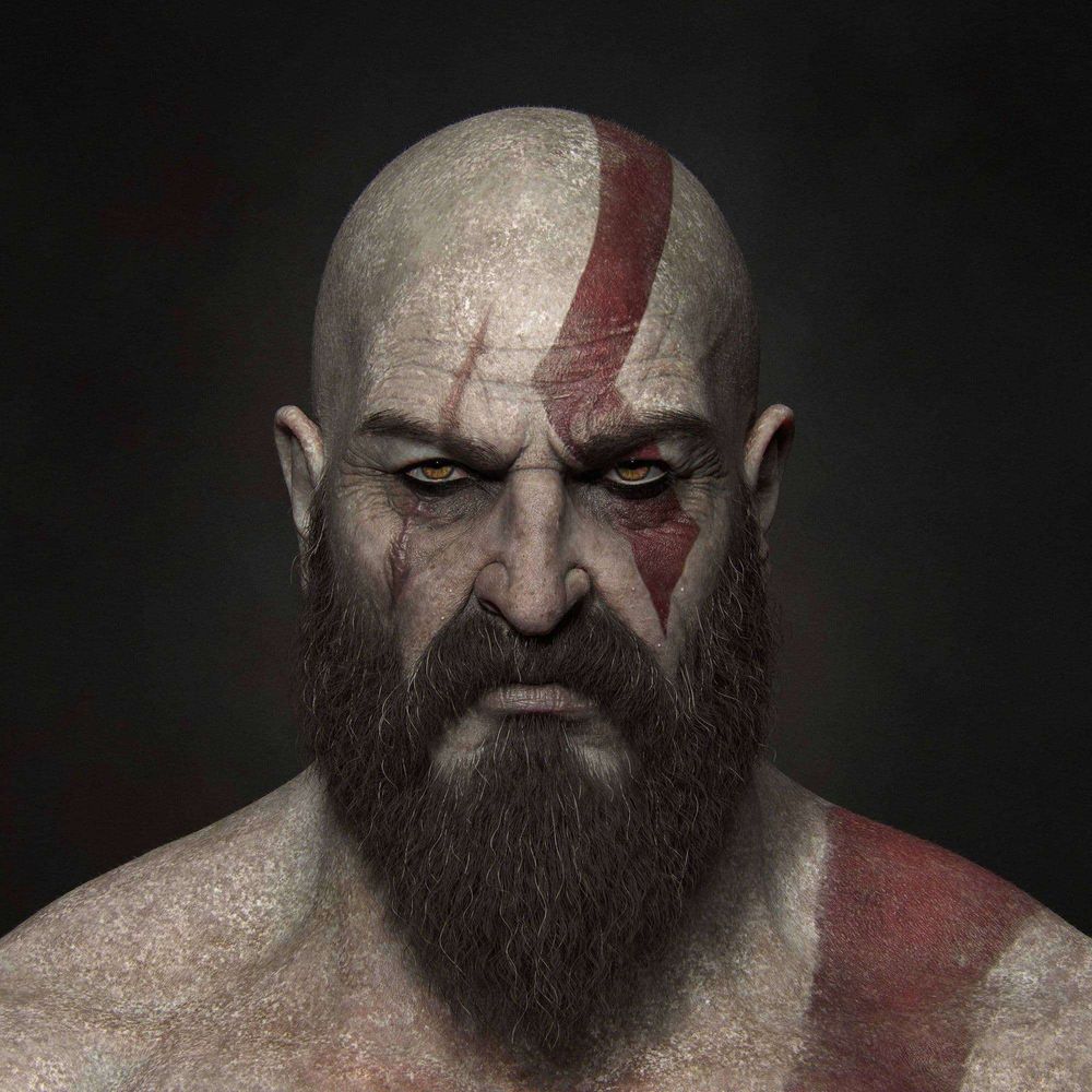 Complete ZBrush and Substance Painter workflow for creating Kratos | King of Midgard
