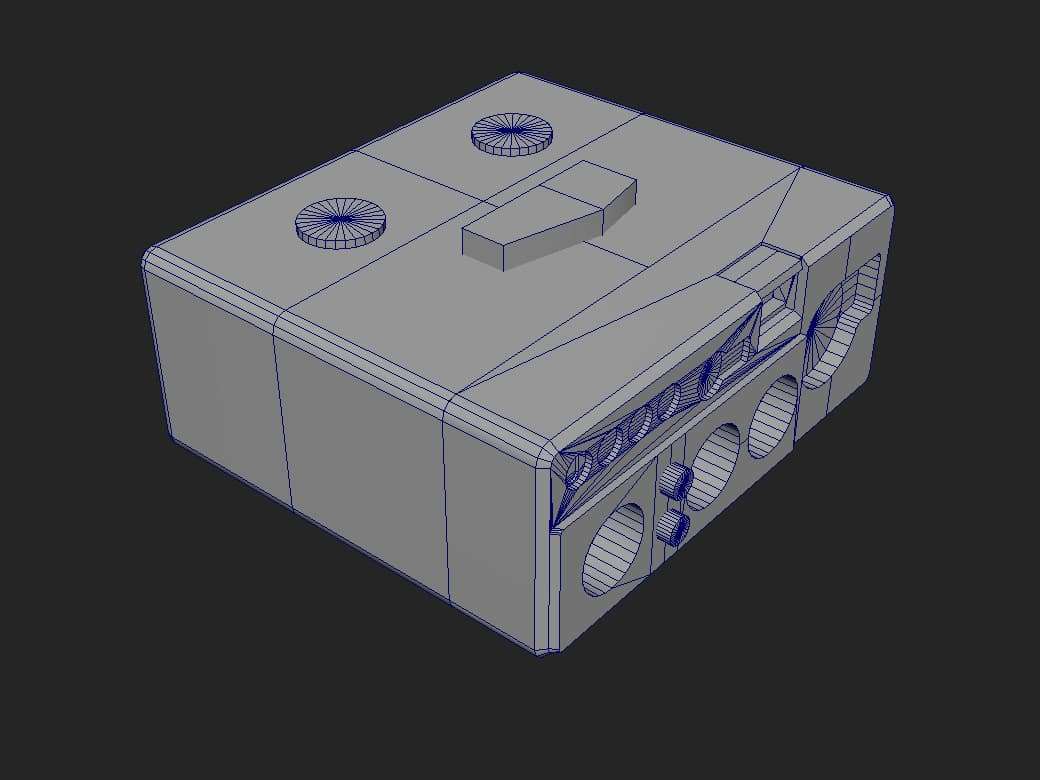 modeling game props in maya and zbrush