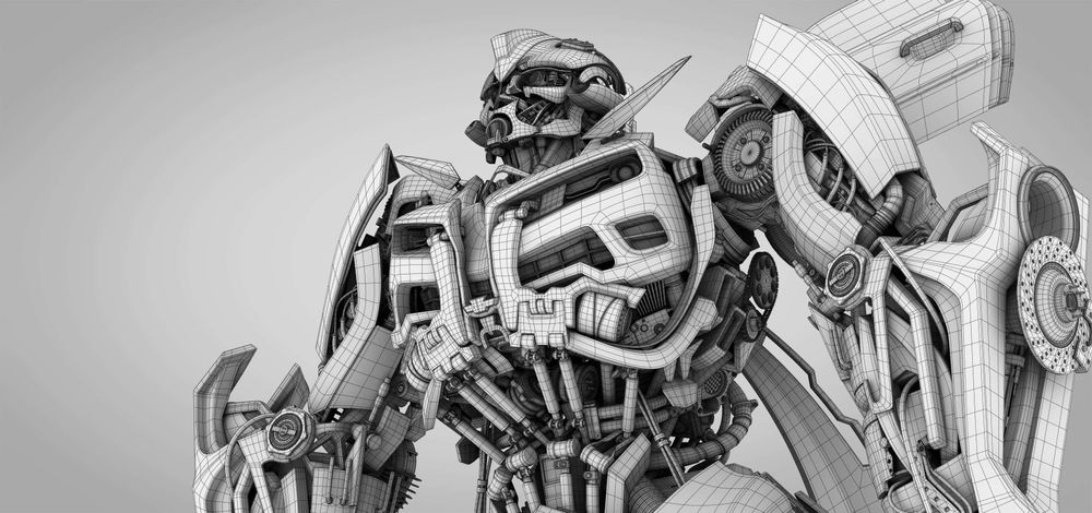 A Guide to Detailed 3D Mech Character Modeling