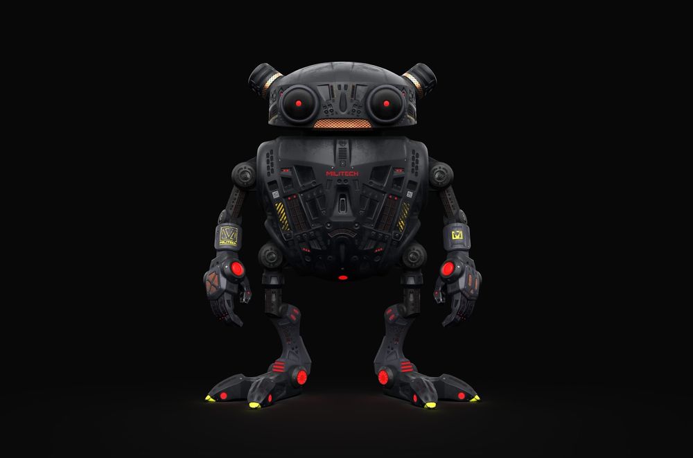 Free 3D Model: Eddie Robot