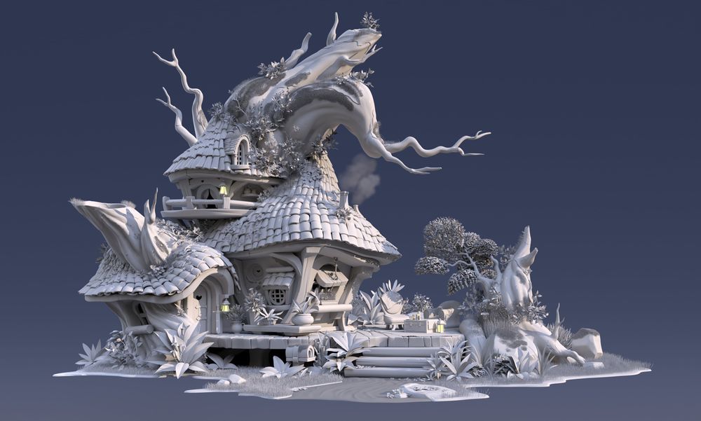 The Treehouse: Creating 3D Environment Art Using Maya and Zbrush