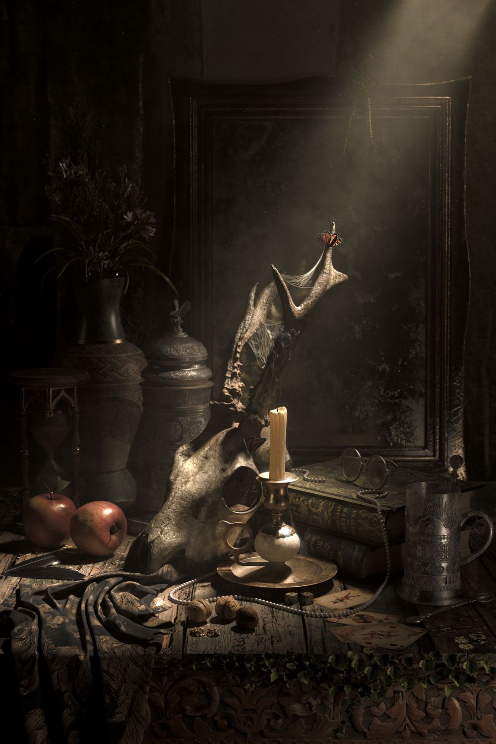 Creating a Still-Life Environment with Substance 3D Painter and Rendering with V-Ray