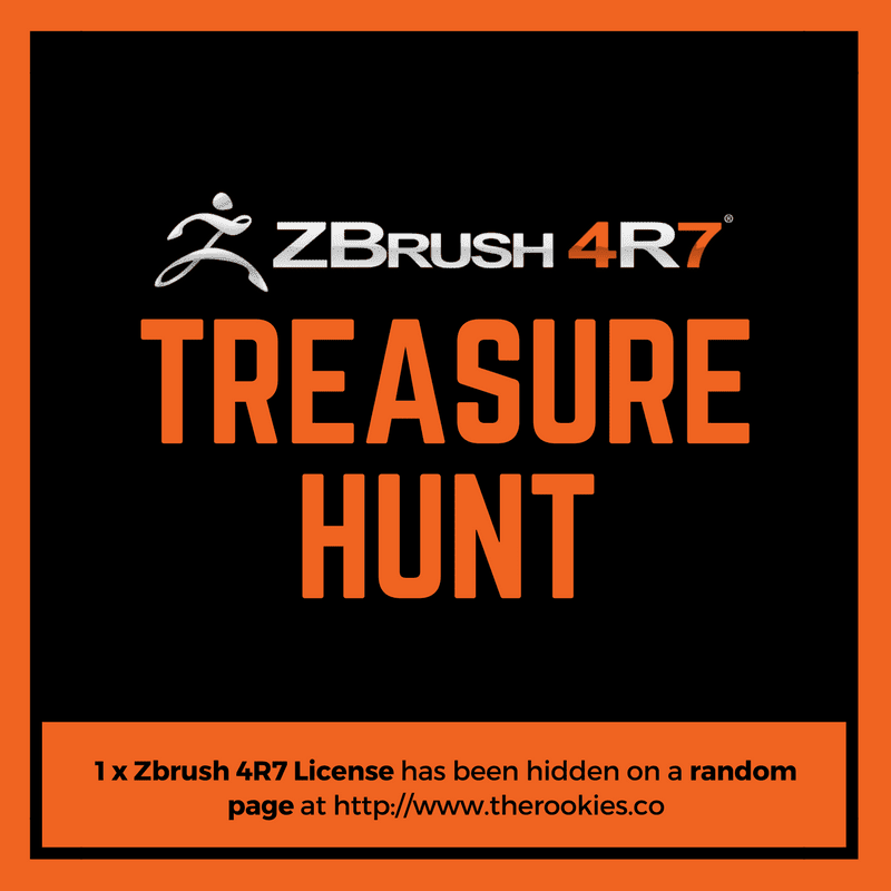 Pixologic Treasure Hunt - Find a Zbrush4R7 license
