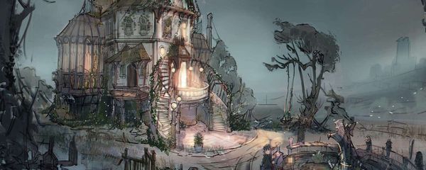 How to Concept Art a Haunted House