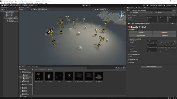 Using the Houdini Engine for Unity: Beginners Guide to Instancing