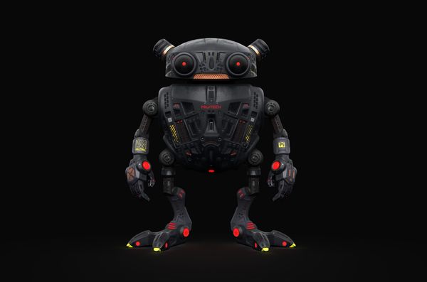 Free 3D Model: Eddie Robot