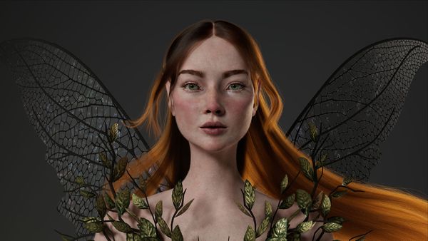 Exploring Magical Realism Through a 3D Fantasy Character