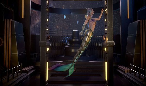 Designing a 3D Bionic Mermaid Character